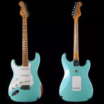Электрогитара Fender Custom Shop LTD Fat 50s Strat seafoam green relic lefty lefthanded LH