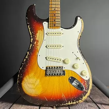 Электрогитара Fender Custom Shop LTD Red Hot Strat, Super Heavy Relic