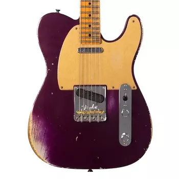 Электрогитара Fender Custom Shop MVP Telecaster Heavy Relic - Purple Metallic w/ Quartersawn Maple Neck - Dealer Select Master Vintage Player Series Electric Guitar - NEW!