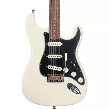 Электрогитара Fender Custom Shop Postmodern Stratocaster Journeyman Relic Rosewood Fingerboard Electric Guitar Olympic White
