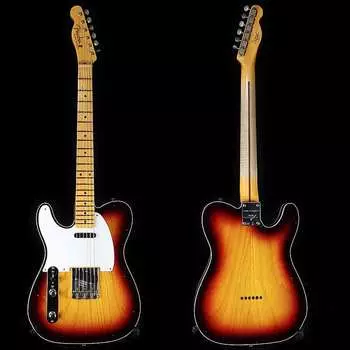 Электрогитара Fender Custom Shop Twisted Tele Custom chocolate sunburst lefty lefthanded LH