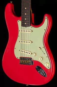 Электрогитара Fender Custom Shop Willcutt True '62 Stratocaster Journeyman Relic Fiesta Red Large C