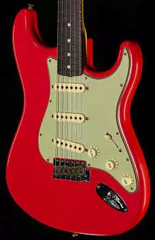 Электрогитара Fender Custom Shop Willcutt True '62 Stratocaster Journeyman Relic Fiesta Red Large C