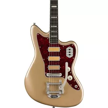 Электрогитара Fender Jazzmaster с золотой фольгой Shoreline Gold