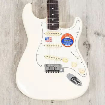 Электрогитара Fender Jeff Beck Stratocaster Guitar, Rosewood Fretboard, Olympic White