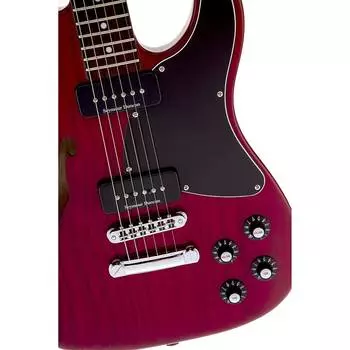 Электрогитара Fender Jim Adkins JA-90 Telecaster Thinline - Crimson Red Transparent