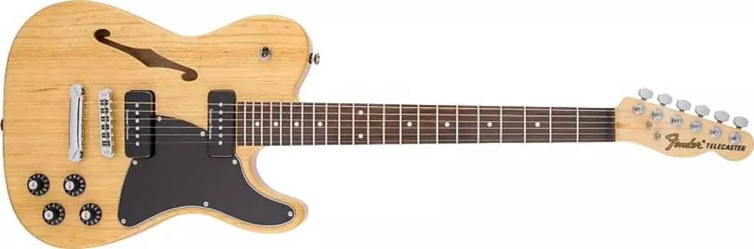 Электрогитара Fender Jim Adkins JA-90 Telecaster Thinline, Natural Electric Guitar