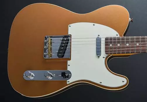 Электрогитара Fender JV Modified 60's Custom Telecaster - Firemist Gold