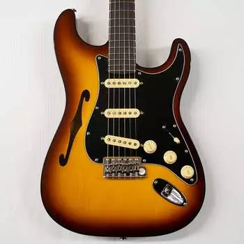 Электрогитара Fender Limited-edition Suona Stratocaster Thinline - Violin Burst