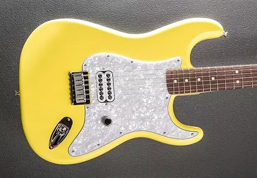 Электрогитара Fender Limited Edition Tom DeLonge Stratocaster - Graffiti Yellow