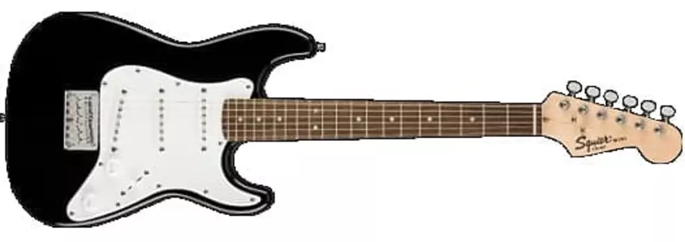 Электрогитара Fender Mini Stratocaster, Laurel Fingerboard, Black Electric Guitar 0370121506