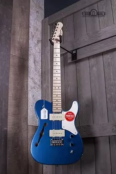 Электрогитара Fender Paranormal Cabronita Telecaster Thinline, Maple Fingerboard, Parchment Pickguard, Lake Placid Blue Electric Guitar 0377020502