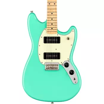 Электрогитара Fender Player Mustang 90 с кленовой накладкой, морская пена, зеленая