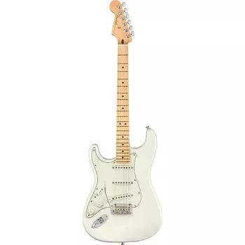 Электрогитара Fender Player Series Stratocaster Left-Handed, Maple Fretboard, Polar White