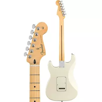 Электрогитара Fender Player Series Stratocaster с кленовым грифом, полярный белый цвет
