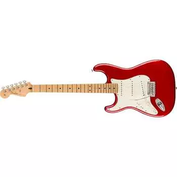 Электрогитара Fender Player Stratocaster Left-Handed Guitar, Maple Fretboard, Candy Apple Red