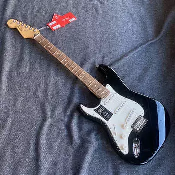 Электрогитара Fender Player Stratocaster Left-Handed PF Pau Ferro F2021 Black MX21202088