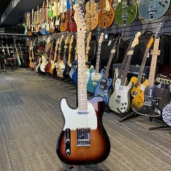 Электрогитара Fender Player Telecaster Left-Handed with Maple Fretboard 3-Color Sunburst