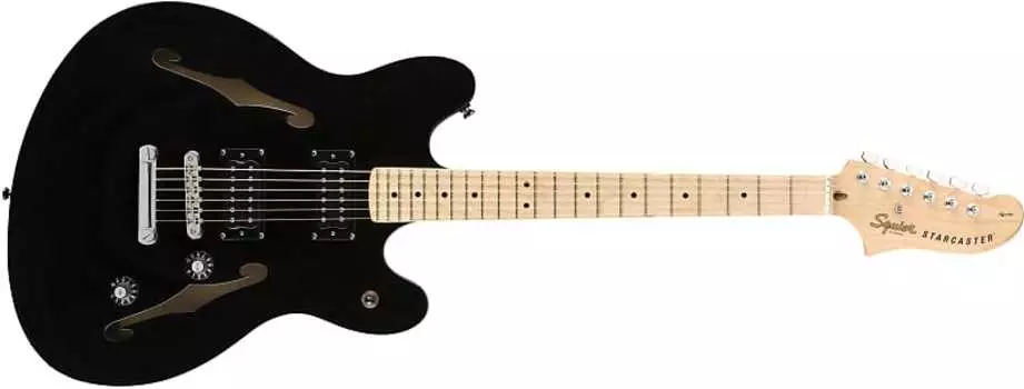 Электрогитара Fender Squier Affinity Series Starcaster, Maple Fingerboard, Black