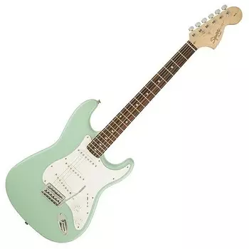 Электрогитара Fender Squier Affinity Stratocaster - зеленая морская пена с грифом Laurel 0378000557