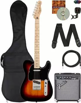 Электрогитара Fender Squier Affinity Telecaster - 3 Color Sunburst w/ Frontman 10G Amplifier