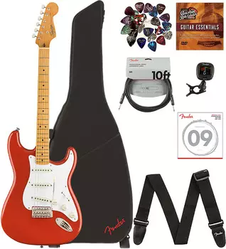 Электрогитара Fender Squier Classic Vibe '50s Stratocaster - Fiesta Red w/ Gig Bag