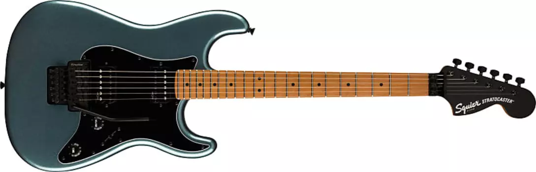 Электрогитара Fender Squier Contemporary Strat HH FR, Roasted Maple, Gunmetal Metallic
