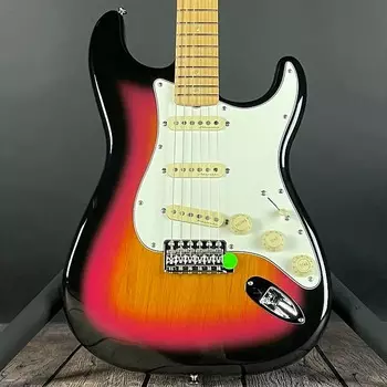 Электрогитара Fender Steve Lacy People Pleaser Stratocaster, Maple Fingerboard- Chaos Burst