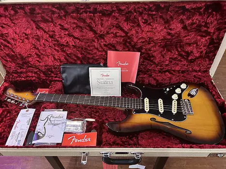 Электрогитара Fender Suona Stratocaster Thinline Violin Burst / 7lbs. 0.5 oz. #US23066201
