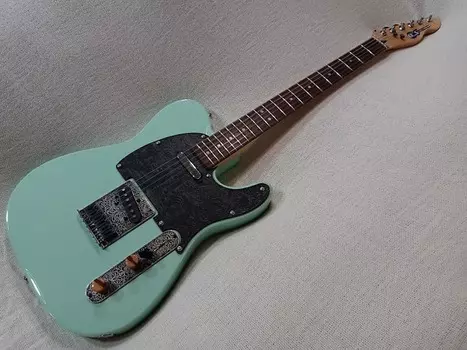 Электрогитара Fender Telecaster 2023 - Surf Green with Custom Hardware