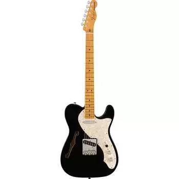 Электрогитара Fender Vintera II 60s Telecaster Thinline Guitar, Maple Fingerboard, Black