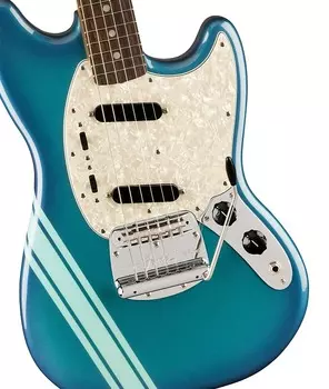 Электрогитара Fender Vintera II 70's Mustang, RW FB ,Competition Burgundy Blue