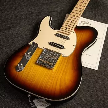 Электрогитара G&L ASAT Classic S Left-Handed Tobacco Sunburst White Top Binding w/Gig Bag