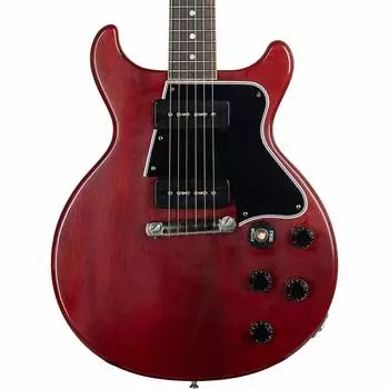 Электрогитара Gibson 1960 Les Paul Special Double Cut Reissue VOS Electric Guitar - Cherry Red