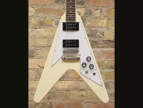 Электрогитара Gibson '70s Flying V 2020 - Present - Classic White 7 lbs 1.9 oz