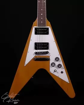 Электрогитара Gibson 70s Flying V, Antique Natural