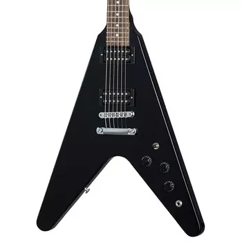 Электрогитара Gibson '80s Flying V Guitar w/ Gibson Hardshell Case - Ebony