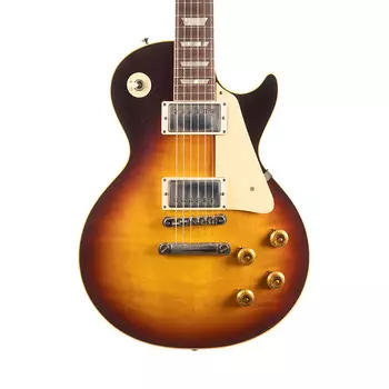 Электрогитара Gibson Custom 1958 Les Paul Standard Reissue Murphy Lab Ultra Light Aged - Bourbon Burst