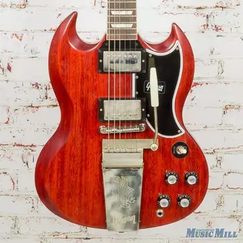 Электрогитара Gibson Custom 1964 SG Standard Reissue w/ Maestro Vibrola VOS - Cherry Red