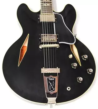 Электрогитара Gibson Custom 1964 Trini Lopez Standard Reissue VOS Semi-Hollow Electric Ebony
