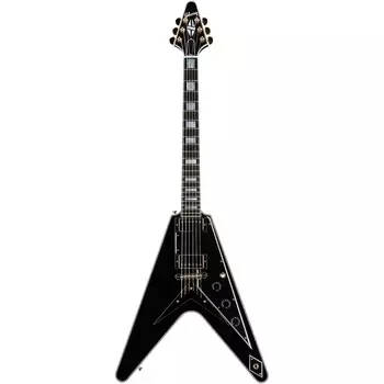 Электрогитара Gibson Custom Flying V Custom, черное дерево