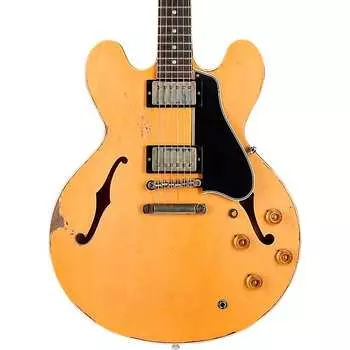 Электрогитара Gibson Custom Murphy Lab 1959 ES-335 Reissue Ultra Heavy Aged Semi-Hollow Electric Guitar Vintage Natural