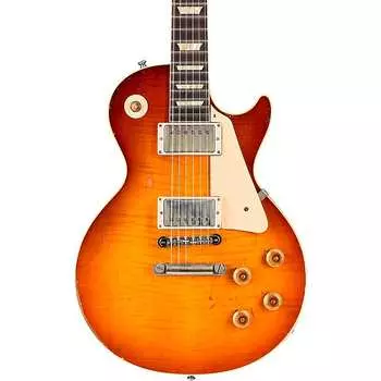 Электрогитара Gibson Custom Murphy Lab 1959 Les Paul Standard Reissue Heavy Aged Electric Guitar Slow Iced Tea Fade