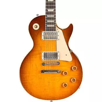 Электрогитара Gibson Custom Murphy Lab 1959 Les Paul Standard Reissue Heavy Aged Electric Guitar Green Lemon Fade