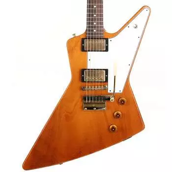 Электрогитара Gibson Custom Shop 1958 Explorer Heavy Antique Natural VOS Made 2 Measure Maestro Tailpiece