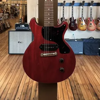 Электрогитара Gibson Custom Shop 1958 Les Paul Junior Double Cut Reissue - Cherry Red