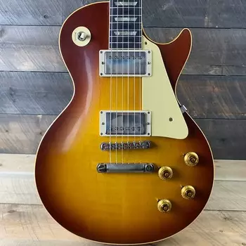 Электрогитара Gibson Custom Shop 1958 Les Paul Standard Reissue R9 VOS - Iced Tea Burst 83567