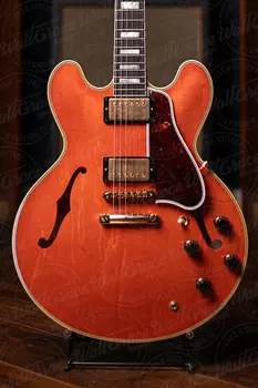 Электрогитара Gibson Custom Shop 1959 ES-355 Reissue Stop Bar Murphy Lab Light Aged - Watermelon Red