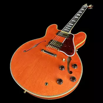 Электрогитара Gibson Custom Shop 1959 ES-355 Reissue Stop Bar Light Aged Watermelon Red Murphy Lab w/case