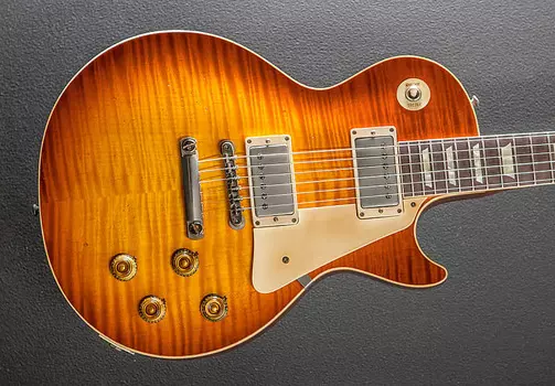 Электрогитара Gibson Custom Shop 1959 Les Paul Standard Reissue Limited Edition Murphy Lab Aged w/Brazilian Rosewood - Tom's Tea